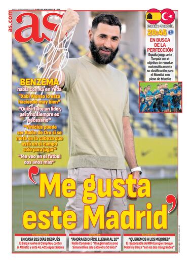 Las portadas de AS de noviembre