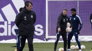 VALLADOLID, 16/02/2022. PHOTOGENIC. ENTRENAMIENTO DEL REAL VALLADOLID. Janko ya est&aacute; a las &oacute;rdenes de Pacheta.