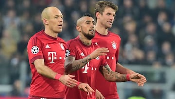 Robben revela un mal hábito de Arturo Vidal en el Bayern
