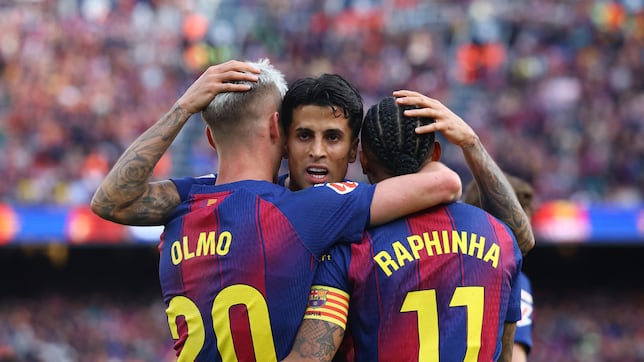 Aprobados y suspensos del Barça ante el Sevilla: Raphinha y Cancelo se dan un festín