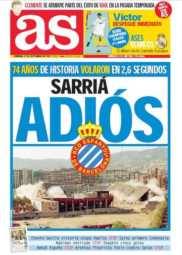 La portada de AS del día siguiente.