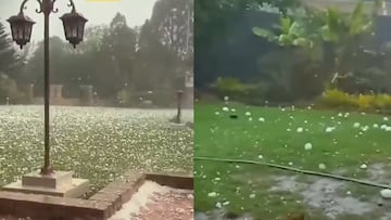 La impresionante granizada en Nebraska que ocasionó severos daños