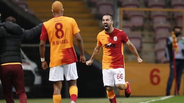 Arda Turan con el Galatasaray.