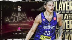La ucraniana Alina Iagupova, mejor jugadora de la Euroliga