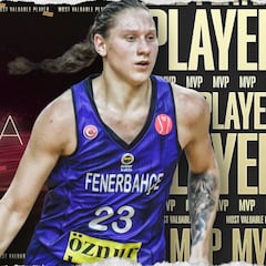 La ucraniana Alina Iagupova, mejor jugadora de la Euroliga