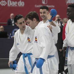 El bronce por equipos salva el honor del kumite español