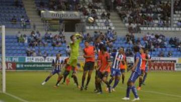 Instante del partido.