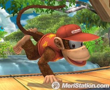 Diddy Kong se paseará por Smash Bros. Brawl