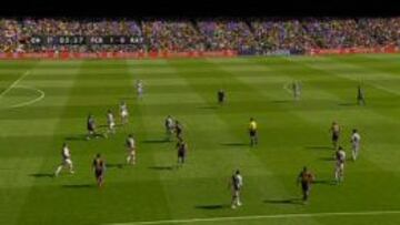 Suárez, en posición correcta.