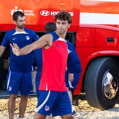 Simeone y João Félix se acercan