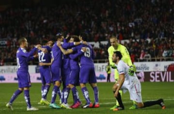 Los jugadores del Espanyol celebraron el pase a la semifinal.