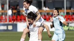 Jessica Mart&iacute;nez, Ivana Andr&eacute;s y Misa, jugadoras del Real Madrid. 