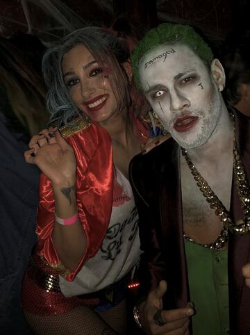 Neymar y Alves celebran Haloween con disfraces extravagantes