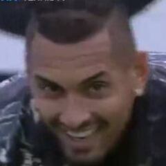 Otra de Kyrgios: dos particulares golpes para llevarse el punto