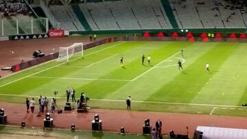 Gran ambiente previo al Argentina vs México