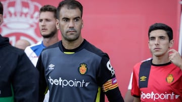 Manolo Reina, portero del Mallorca.