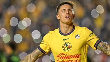 during the 5th round match between America and FC Juarez as part of the Liga BBVA MX, Torneo Clausura 2025 at Ciudad de los Deportes Stadium, on February 01, 2025 in Mexico City, Mexico.