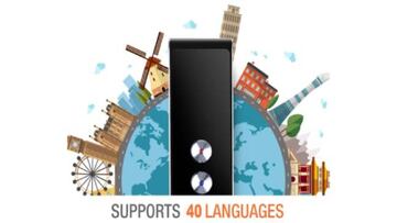 Traductor porttil con 40 idiomas