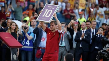 La Roma, a la Champions por la vía rápida en el adiós de Totti