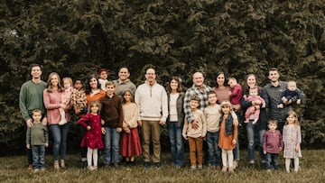 Doug Beachy, abuelo de 16 nietos con 61 años: “Llevar a 20 personas a comer fuera no es divertido”