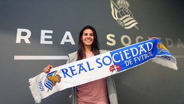 Marta Cardona, jugadora de la Real Sociedad. 