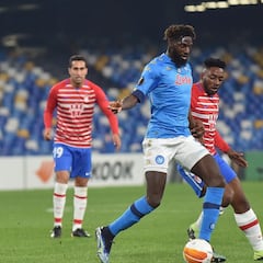 Tres sancionados en el Granada para la ida de octavos