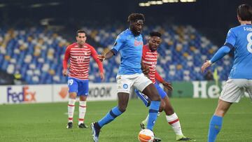 Napoli - Granada Europa League In the picture Tiemoue Bakayoko Editorial Usage Only