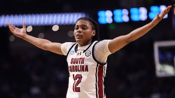 The South Carolina Gamecocks notched their ticket to the Elite 8 with the help of MiLaysia Fulwiley, who's supported by another SC star athlete.