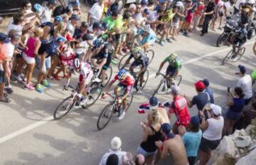 Froome, Purito, Quintana, Esteban Chaves, Aru y Valverde.