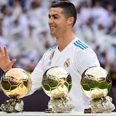 El Bernabéu se rinde a Cristiano: brindó su quinto Balón de Oro