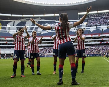 
La goleadora de esta temporada para Chivas Femenil es Norma Palafox, y hoy cumple 20 años de edad. Con 5 goles en el Apertura 2018, la sigue rompiendo en la Liga MX Femenil.