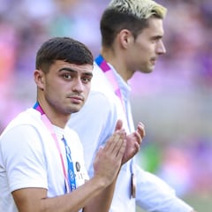 Pedri y Alba apuran sus opciones para la Champions