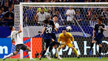 Japón aplasta a China con este golazo de Kubo: zurdazo al ángulo