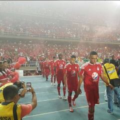 En bronca terminó el clásico entre América y Cali