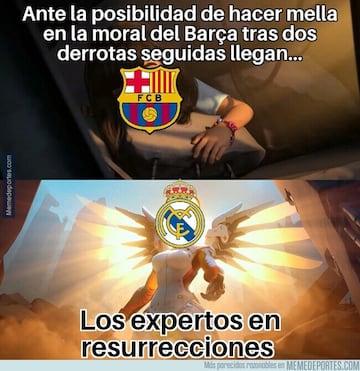 Los memes, sin piedad con la derrota del Real Madrid en el Clásico