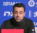 El lapsus de Xavi que no le deja en buen lugar en la preparación del partido en Mendizorroza
