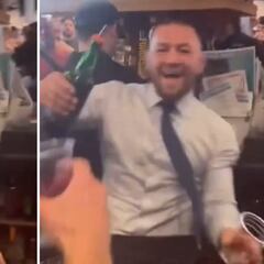 Conor McGregor stuns New Jersey bar with unexpected drink-serving appearance