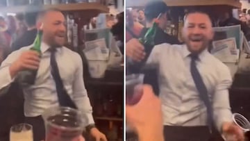 Conor McGregor stuns New Jersey bar with unexpected drink-serving appearance
