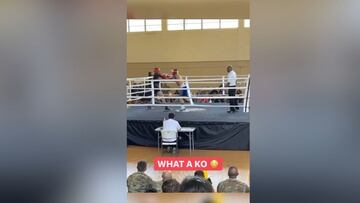 El KO con efecto retardado que arrasa en redes: alucinante cómo se desplomó