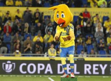 La mascota de UD las Palmas, Pío Pío.