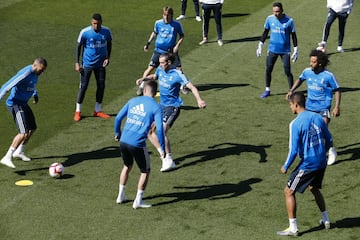 El Real Madrid prepara su partido contra el Huesca