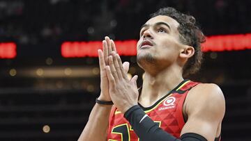 Trae Young, base de Atlanta Hawks.