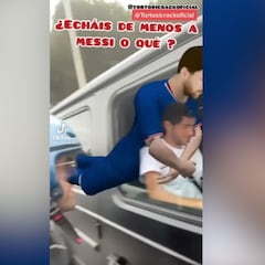 La 'broma' a Sergi Roberto en plena calle por un aficionado que ha generado debate...