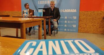 'Canito, el gesto de un rebelde' fue presentado a la prensa este martes por su autor, Jesús Beltrán, y su prologuista, Francesc Via.