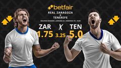 Real Zaragoza vs. CD Tenerife: horario, dónde ver, pronósticos y clasificación