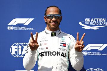 La pole de Hamilton en Paul Ricard en imágenes