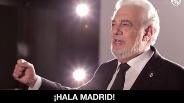 Como bien saben todos los madridistas, el tenor madrileño que pone voz al himno que suena en el Bernabeu, es un gran fan del equipo de Zinedine Zidane