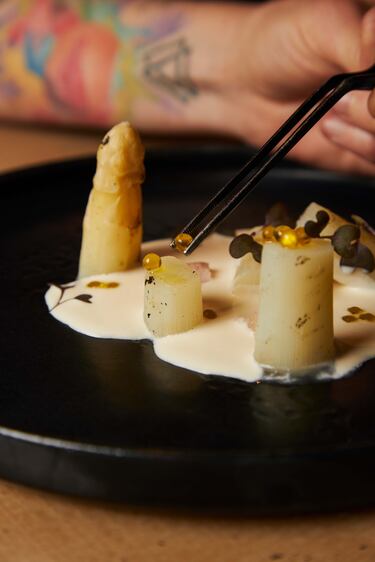 Amicitia la sensacional propuesta gastronmica de Luca Grvalos con gui?os a su Rioja natal y a la Costa Brava