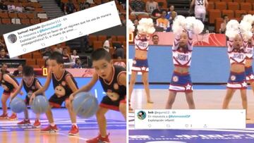 Las redes alarmadas ante el show durante el España-Argentina: "eso es explotación infantil..."