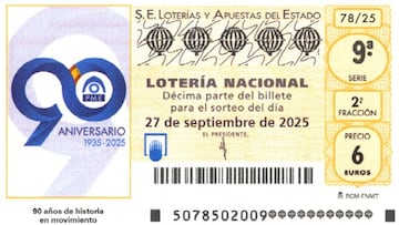 Lotería Nacional: comprobar los resultados del sorteo de hoy, sábado 27 de septiembre